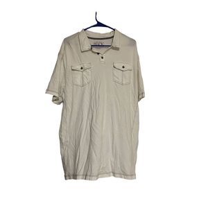 Buckle Black no.48 WHITE polo shirt size XL